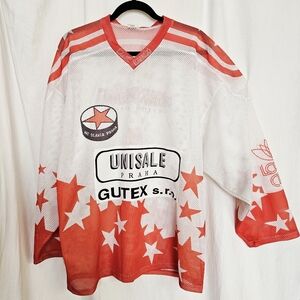 Hockey Jersey Shirt Vintage Czech Team HC Slavia Praha, Prague